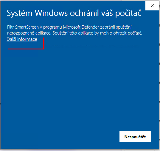 Systém Windows ochránil váš počítač
